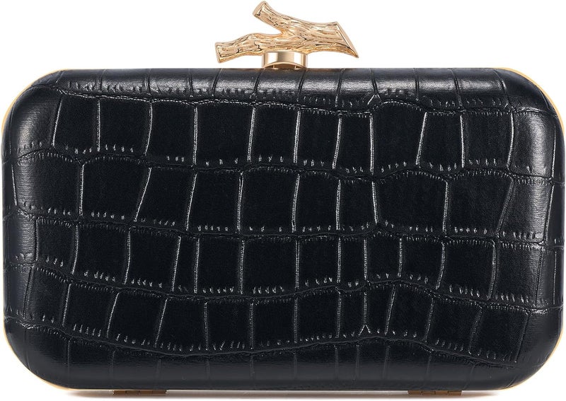 CHUNLI Clutch Purses for Women Evening/Wedding Chic Woven Bag Formal PU Leather Purse Designer Handbags for Women - Image 1